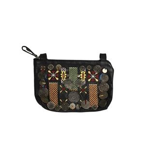 Chico’s Coin Embellished Embroidered Wristlet